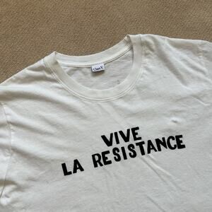 Clare V Vive La Resistance Tee Shirt Medium